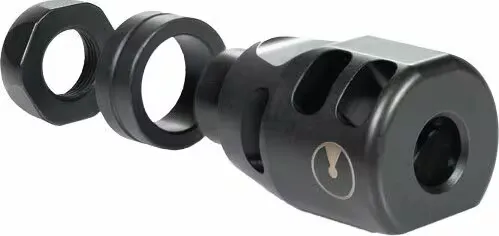 Ultradyne USA Lithium 9mm PCC Compensator Muzzle Brake 1/2-28 Thread, Black Nitride  - UD11030 - Muzzle Device for AR-15 - view 2