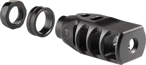 Ultradyne USA PEGASUS Brake Fits 762NATO/308 Winchester AR-10 w/ 5/8x24 Thread, Black SS - UD10700 - Muzzle Device for AR-15 - view 2