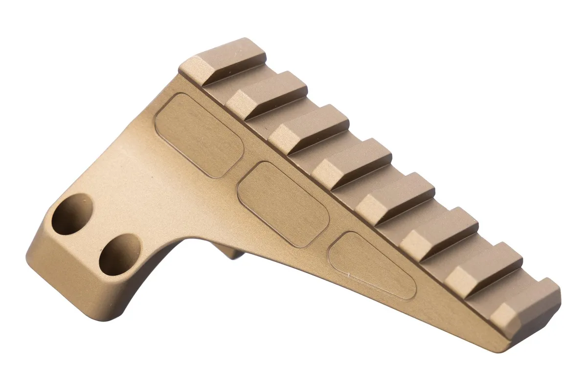 Unity Tactical Diving Board Picatinny Rail for REKE Scope Mount - 35mm - FDE - Optic Mount, vista 1