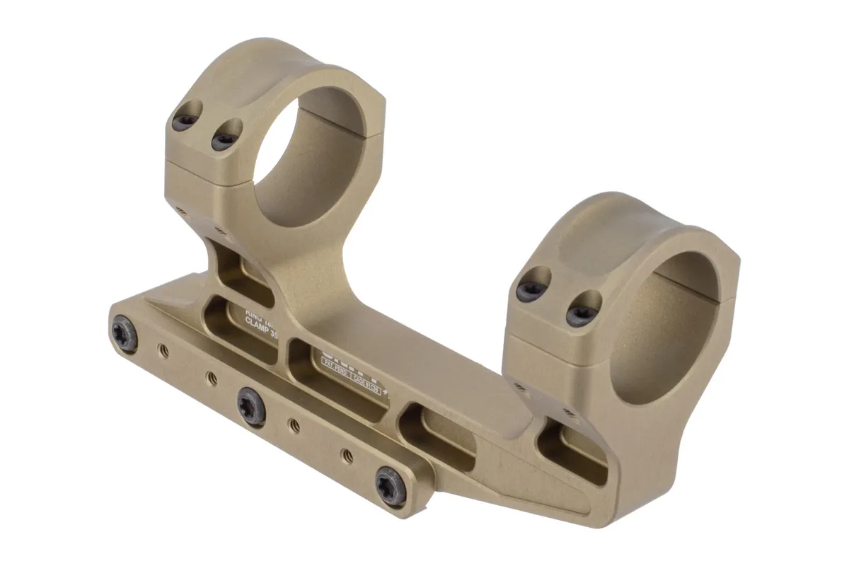 Unity Tactical FAST 30mm LPVO Flat Dark Earth 30MM Rings FST-S30205F - Optic Mount, vista 1