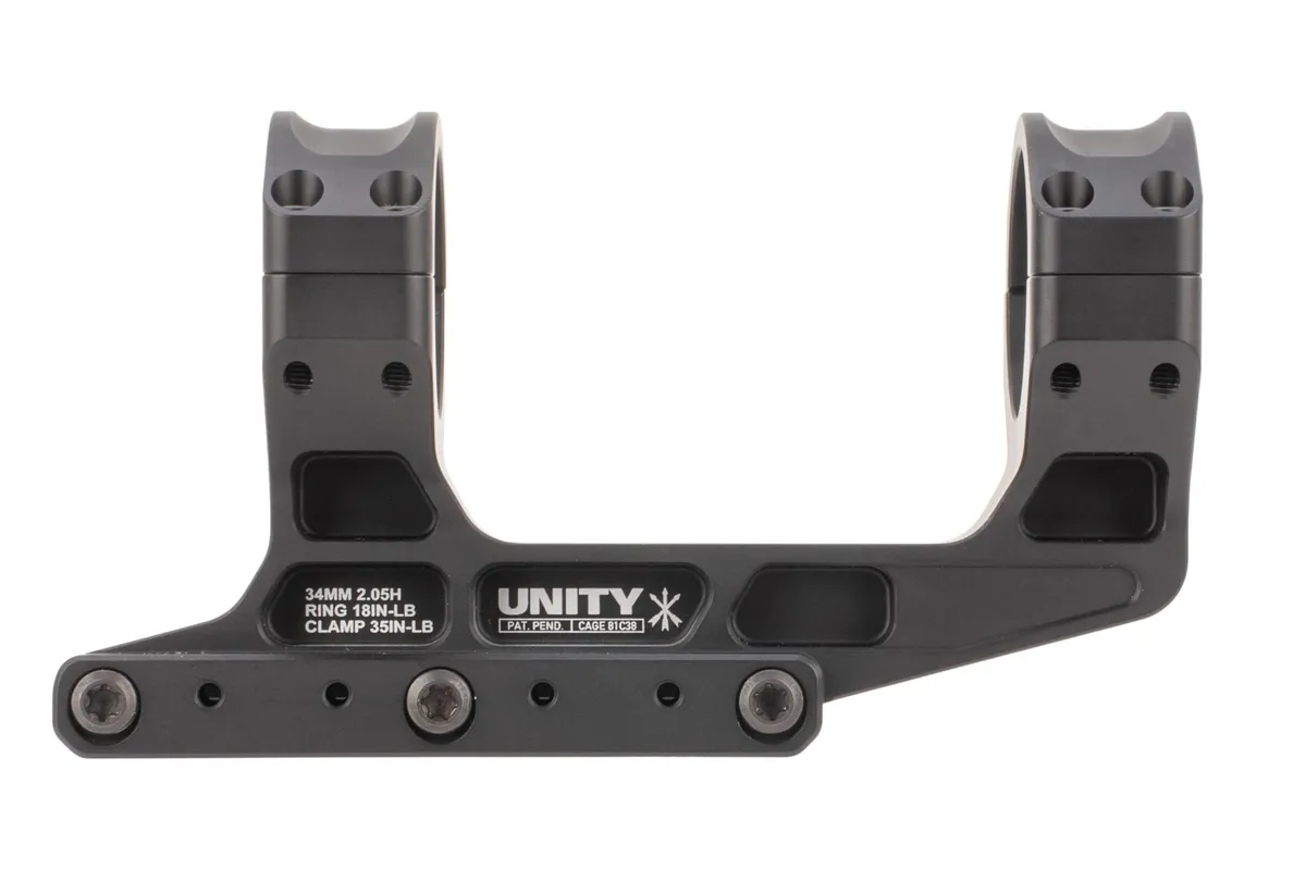 Unity Tactical FAST LPVO Mount 2.05" Optical Height, 34mm - FSTS34205B - Optic Mount - view 2
