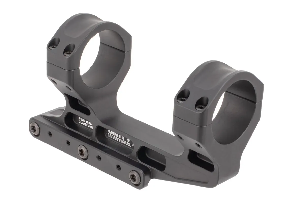 Unity Tactical FAST LPVO Mount 2.05" Optical Height, 34mm - FSTS34205B - Optic Mount - view 1