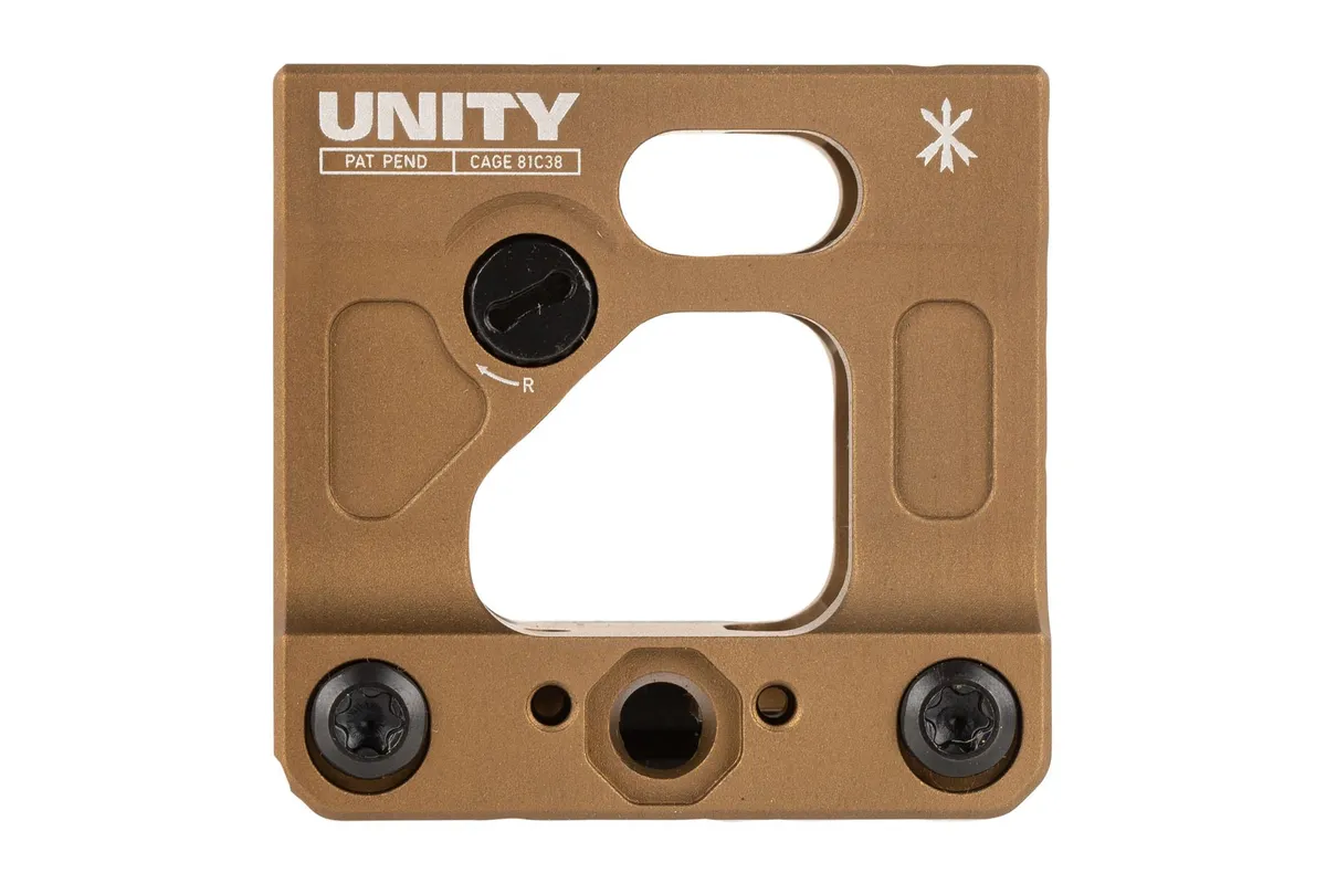 Unity Tactical FAST Micro Flat Dark Earth Aimpoint T1/T2 FST-MICF - Optic Mount - view 3