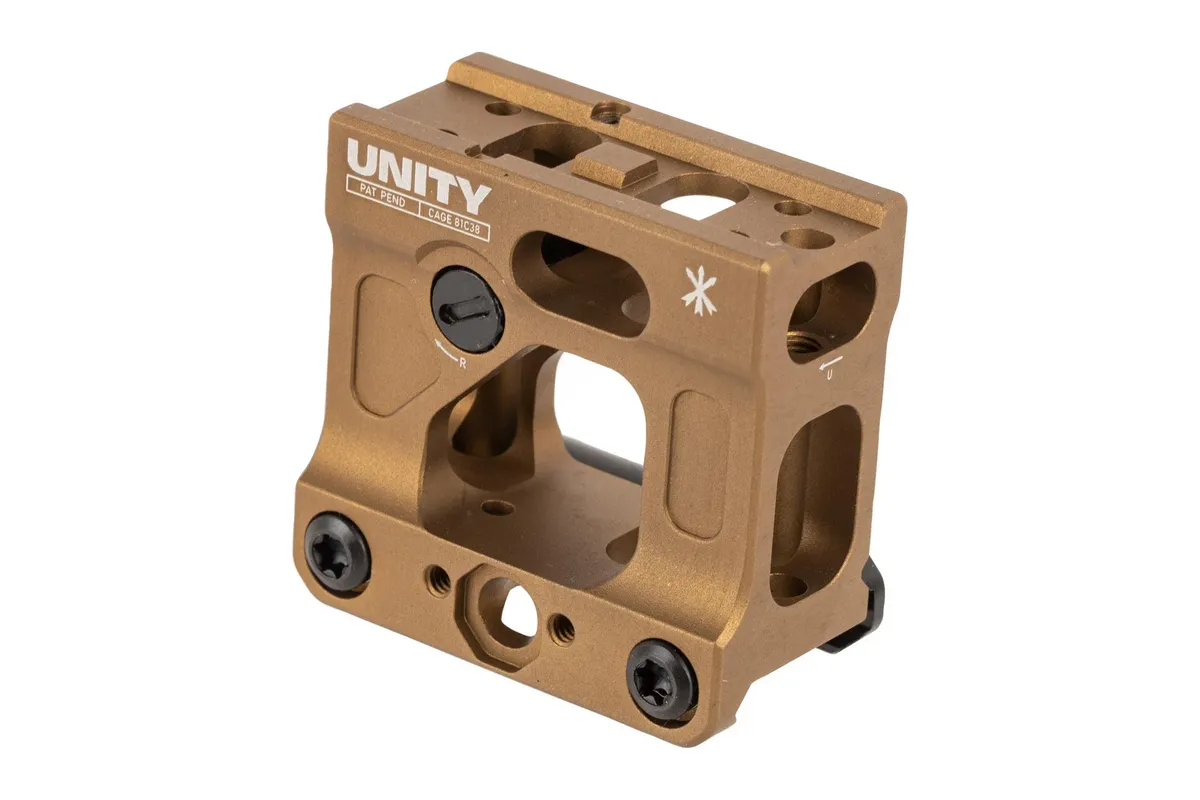 Unity Tactical FAST Micro Flat Dark Earth Aimpoint T1/T2 FST-MICF - Optic Mount - view 1