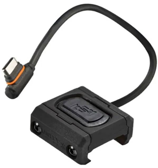 Unity Tactical Modbutton Lite Single Lead USB-C 7in Switch Fits Picatinny Anodized Finish Black - Switch, vista 1