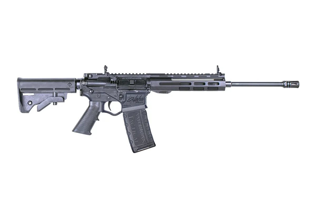 Unknown American Tactical Imports Alpha Maxx RIA 16" 5.56 NATO 30rd Semi-Auto AR-15 Rifle - Black - Complete Rifle - view 1
