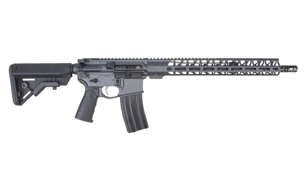Unknown Battle Arms Workhorse Patrol Carbine 16" 5.56 NATO 30rd Semi-Auto AR Rifle - Combat Gray - Complete Rifle, vista 1