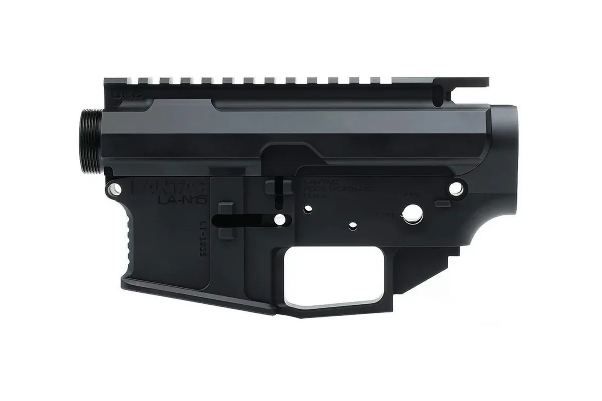 Lantac N15 Raven Side Charging Billet Receiver Set - Lower Receiver for AR-15 - view 1