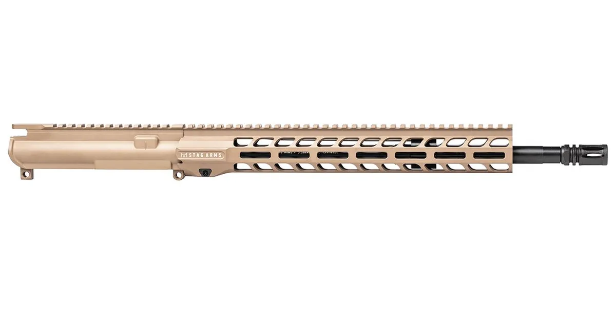 Stag Arms Stag 15 Tactical Left-Handed QPQ 16 in 5.56 Upper - FDE - Upper Receiver for AR-15 - view 2