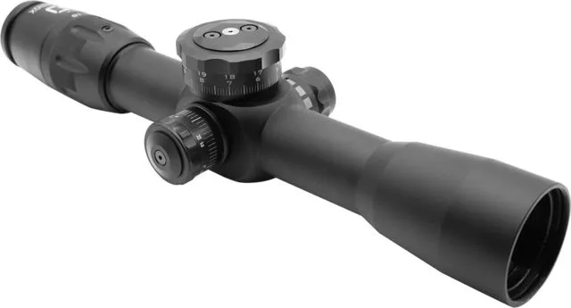 US Optics U.S. Optics FDN-10X 1.8-10x40mm Rifle Scope 34mm Tube First Focal Plane JNG MIL Reticle 1/10 MIL Elevation Windage Adjustment Matte Black Small FDN - Rifle Scope - view 1