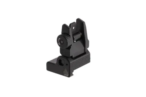 Leapers UTG ACCU-SYNC Spring-loaded AR-15 Flip-up Rear Sight, Black - Rear Sight for AR-15 - view 1