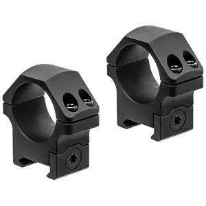 Leapers UTG Pro P.O.I Picatinny 30mm Scope Rings Matte Black Low - Optic Mount - view 1