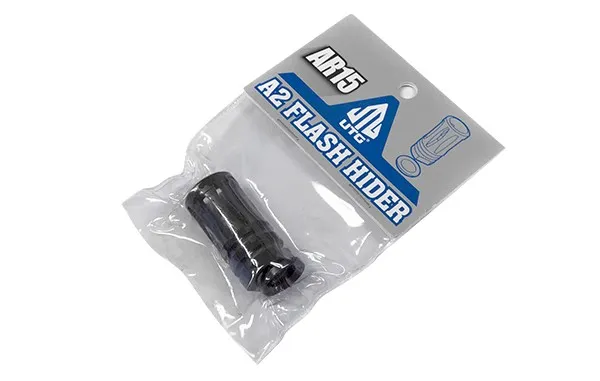 UTG Standard AR-15 A2 Flash Hider, Matte Black, 1/2"-28 - Muzzle Device for AR-15 - view 1
