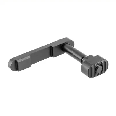 V Seven Weapon Systems Ar-15 Magazine Release Ti Blk Lines - Magazine Release for AR-15 - view 1