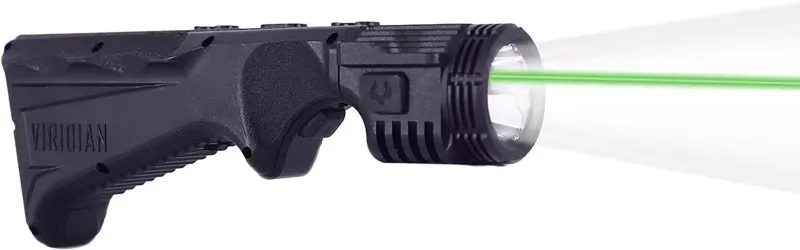 Viridian 912-0090 4LUX 2K Grip Light with Green Laser Black 2000 Lumens White LED/Green Laser - Laser, vista 2