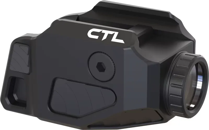 Viridian CTL Custom Tactical Light for Kimber Micro CDS9, 550 Lumens, Rechargeable, Black Aluminum - Light, vista 2
