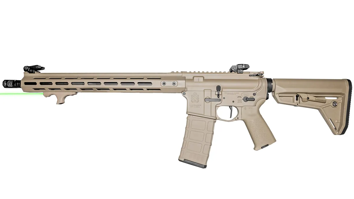 Viridian HS1 AR Handstop with Green Laser M-LOK - FDE - Foregrip for AR-15 - view 2