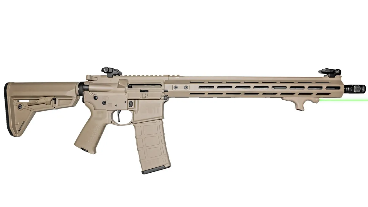 Viridian HS1 AR Handstop with Green Laser M-LOK - FDE - Foregrip for AR-15 - view 5