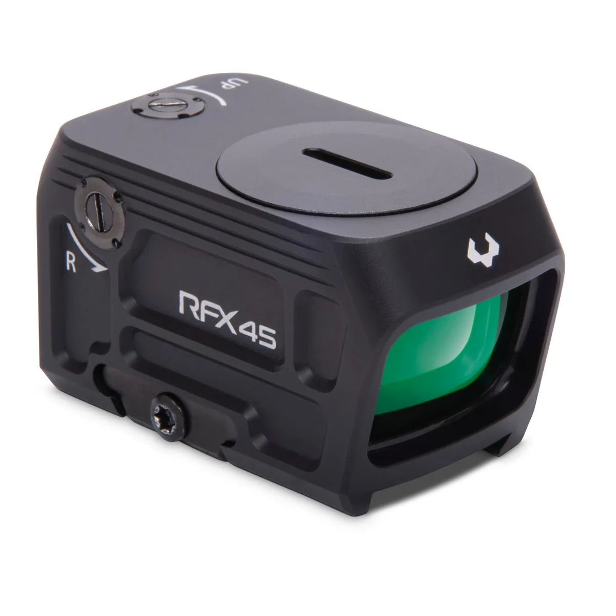 Viridian RFX45 Closed Emitter Optic 3 MOA Green Dot Acro Footprint w/ MOS Plate - Optic - view 1