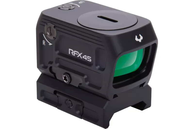 Viridian RFX45 Green-Dot Reflex Sight 1x24mmx15.50mm - 5 MOA Dot Versatile Green-Dot Sight for Tactical Use - 981-0059 - Optic, vista 1