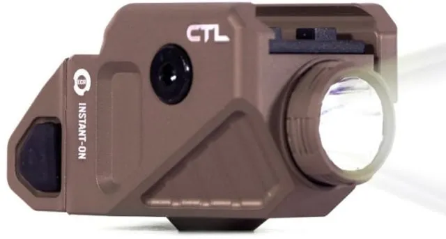 Viridian Weapon Technologies CTL Universal 525 Lumen Tactical Light w/ Rechargeable Battery INSTANT-ON and SafeCharge Power Bank FDE - Light - view 1