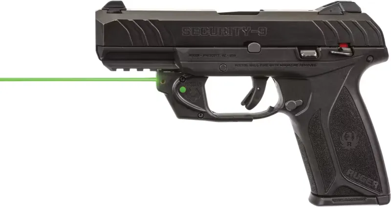 Viridian Weapon Technologies E-Series, Green Laser, Fits Ruger Security 9, Black - Laser - view 1