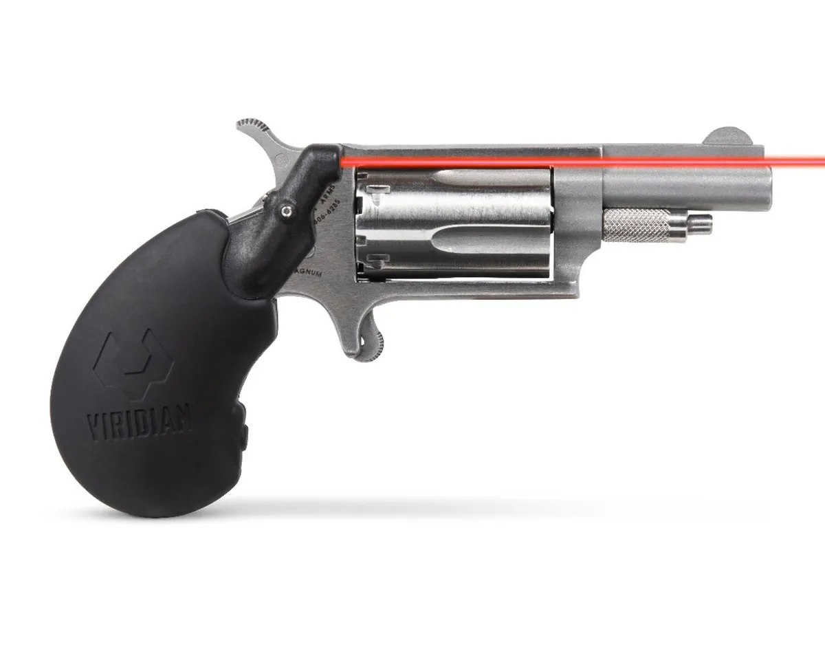 Viridian Weapon Technologies Grip Series, Red Laser, Fits North American Arms Mag, Black - Laser, vista 1