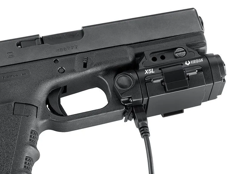 Viridian X5L Gen 3 Green Laser and Tactical Light - Black - Light, vista 5