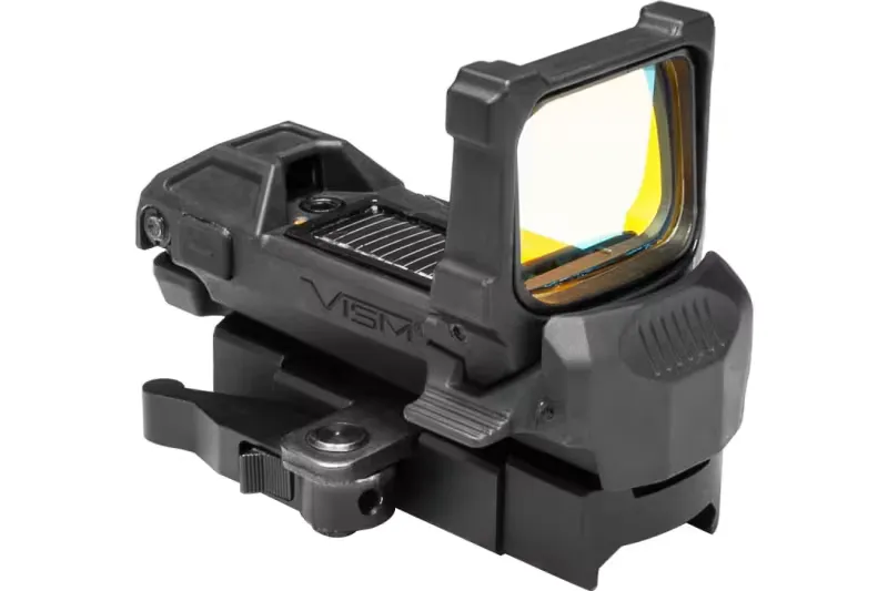 NcStar VISM SPD FlipDot Red-Dot Reflex Sight - 2 MOA Dot Precision Red-Dot Sight with Flip-Up Lens for Fast Aiming - VDBSOLFLIP - Optic - view 2