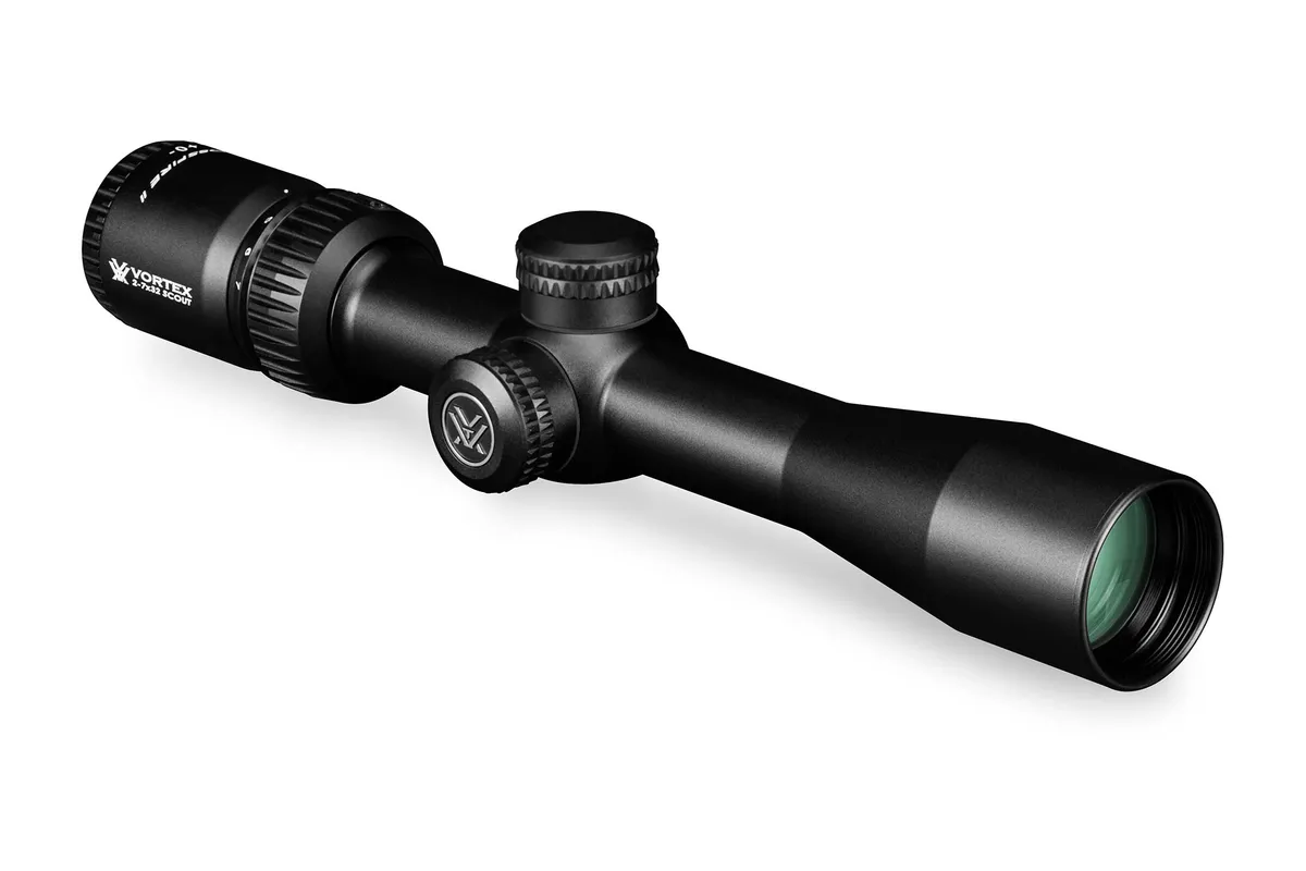 Vortex Optics Vortex Crossfire II 2-7x32mm Scout Rifle Scope V-Plex Reticle - Rifle Scope, vista 1