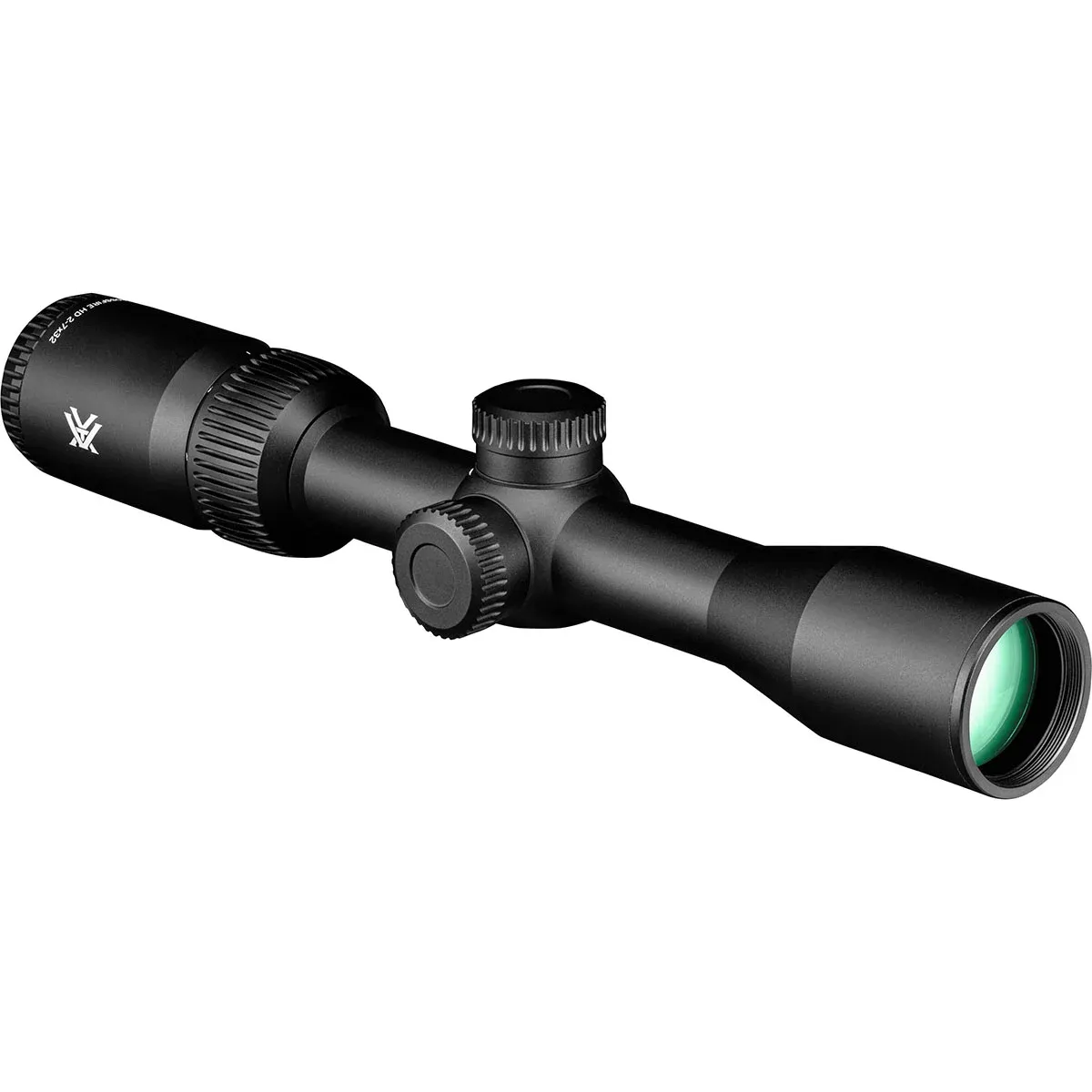 Vortex Optics Crossfire HD Rifle Scope 1" Tube 2-7x 32mm V-Plex MOA Reticle Matte Black - Rifle Scope, vista 1