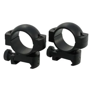 Vortex Optics Hunter Weaver 1" Scope Rings Matte Black Medium - Optic Mount, vista 1