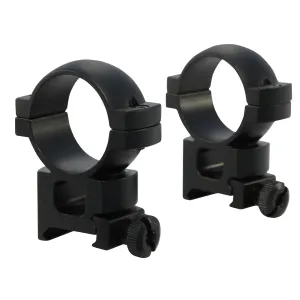 Vortex Optics Hunter Weaver 30mm Scope Rings Matte Black High - Optic Mount, vista 1