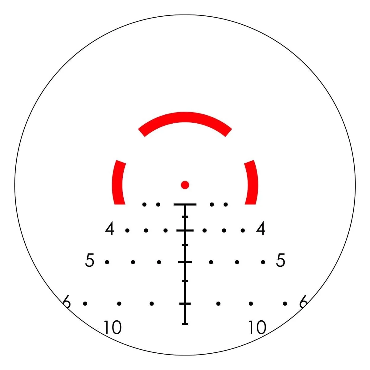 Vortex Optics Strike Eagle 1-6x24 Rifle Scope - AR-BDC3 Illuminated Reticle - Rifle Scope - view 3