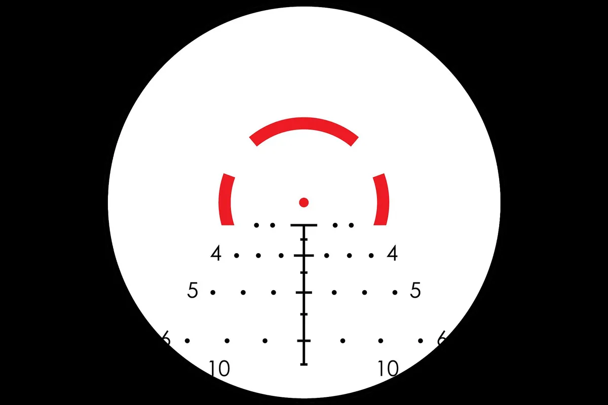 Vortex Optics Strike Eagle 1-8x24 Rifle Scope - AR-BDC3 Illuminated Reticle - Rifle Scope, vista 5