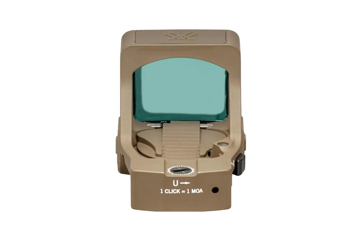 Vortex Optics Vortex Defender-XL Micro Red Dot - 5 MOA - Tan - Optic, vista 1
