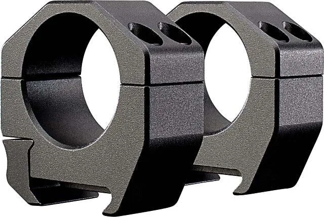 Vortex Optics Vortex Precision Matched Rifle Scope Rings 1 in Tube Low Weaver/Picatinny Black .76in 1.4oz - Optic Mount - view 1