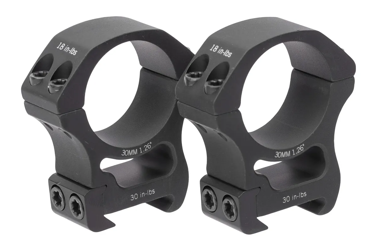 Vortex Optics Vortex Pro Series Rifle Scope Rings 30mm High Black 1.26in 1.79oz - Optic Mount - view 3