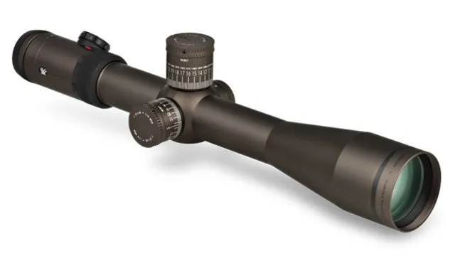 Vortex Optics Vortex Razor HD 5-20x50mm Rifle Scope 35mm Tube First Focal Plane Stealth Shadow Hard Anodized Red EBR-2B MRAD Reticle MOA Adjustment - Rifle Scope, vista 1