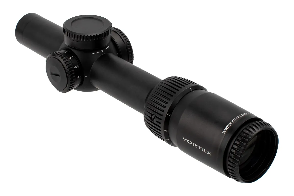 Vortex Optics Vortex Strike Eagle 1-8x24 FFP Rifle Scope - EBR-8 MOA Reticle - Rifle Scope, vista 4