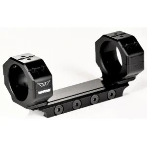 Warne 1 Piece MSR Precision 34mm Cantilever Scope Mount, Black - 7825M - Optic Mount - view 3