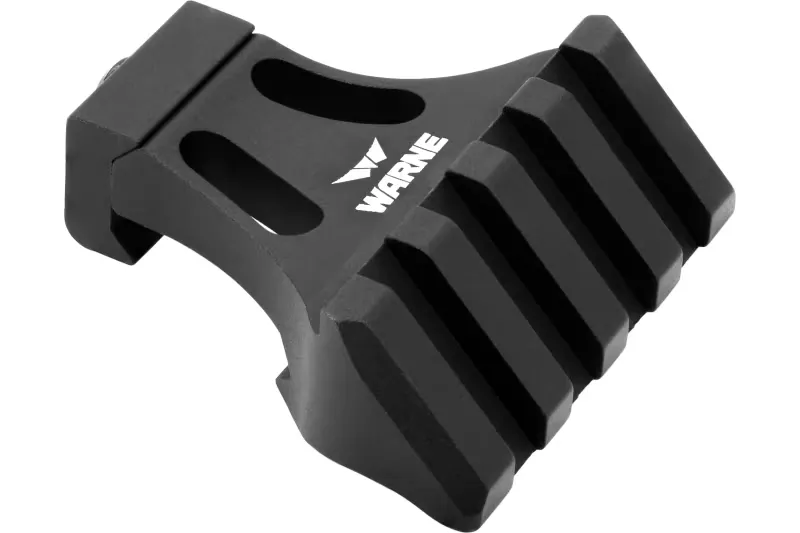 Warne 45 Degree Picatinny Offset Mount, Black - A645TW - Optic Mount - view 2