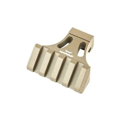 Warne 45 Degree Picatinny Offset Mount, Desert Tan - A645DE - Optic Mount - view 1