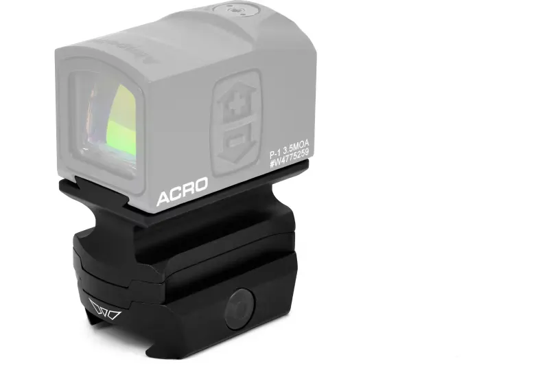 Warne 6107M Red-Dot Riser Aimpoint Acro Tactical Black Anodized - Optic Mount - view 2