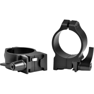 Warne 7.3 Series Medium 1" Scope Rings, Silver - 721LM - Optic Mount - view 3