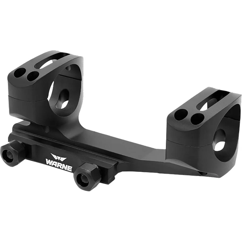 Warne Gen 2 Extended Skeletonized 1" MSR Mount, Black - XSKEL1TW - Optic Mount - view 2