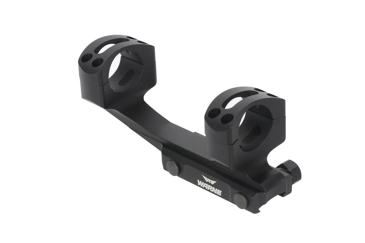 Warne Gen 2 Extended Skeletonized 1" MSR Mount, Black - XSKEL1TW - Optic Mount - view 4