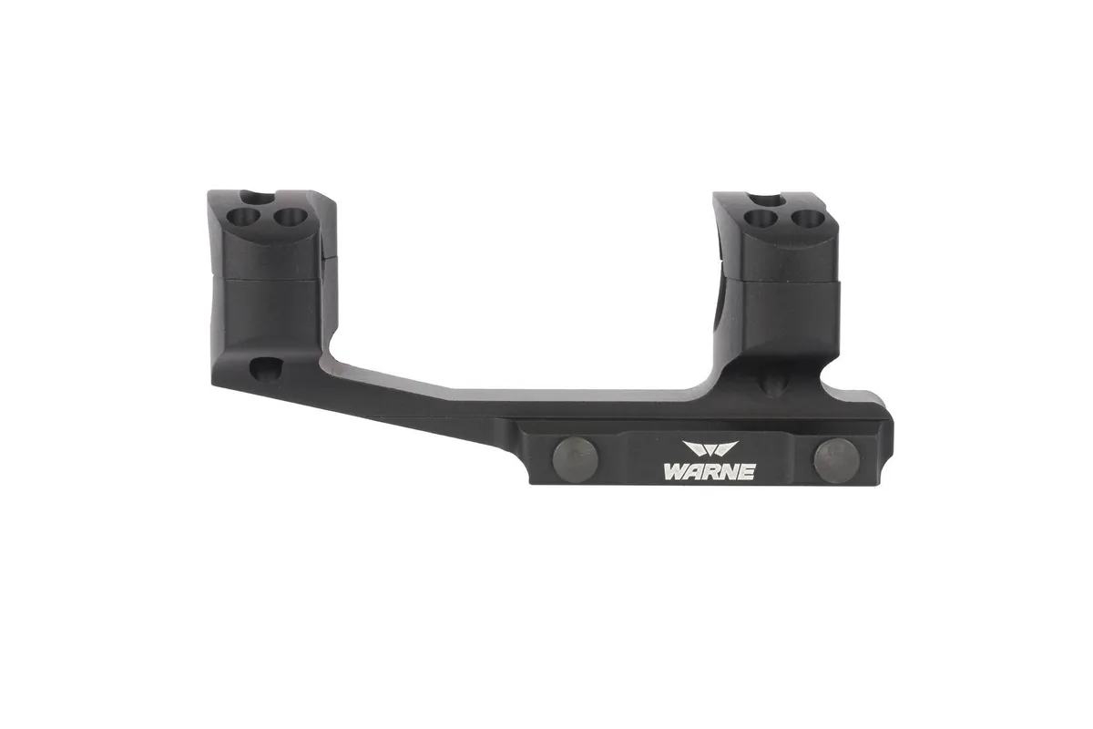 Warne Gen 2 Extended Skeletonized 1" MSR Mount, Black - XSKEL1TW - Optic Mount - view 5
