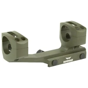 Warne Generation 2 Extended Skeletonized 1 Piece 1" Scope Mount For AR-15, OD Green - XSKEL1OD - Optic Mount, vista 1
