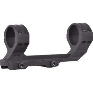 Warne Hyperlite MSR 1-Piece Cantilever Picatinny Scope Mount 1" Rings AR-15 Matte Black - Optic Mount - view 1